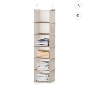 Hanging Closet Organizer in Cream
